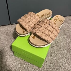 Sam Edelman Ainslie Braided Platform Slide Sandal